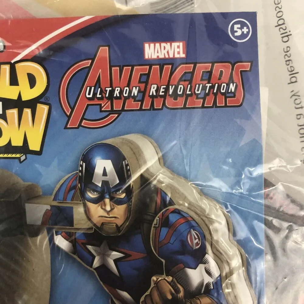 Model Marvel Avengers CAPTAIN AMERICA Lowe's Build and Grow Wooden Kit